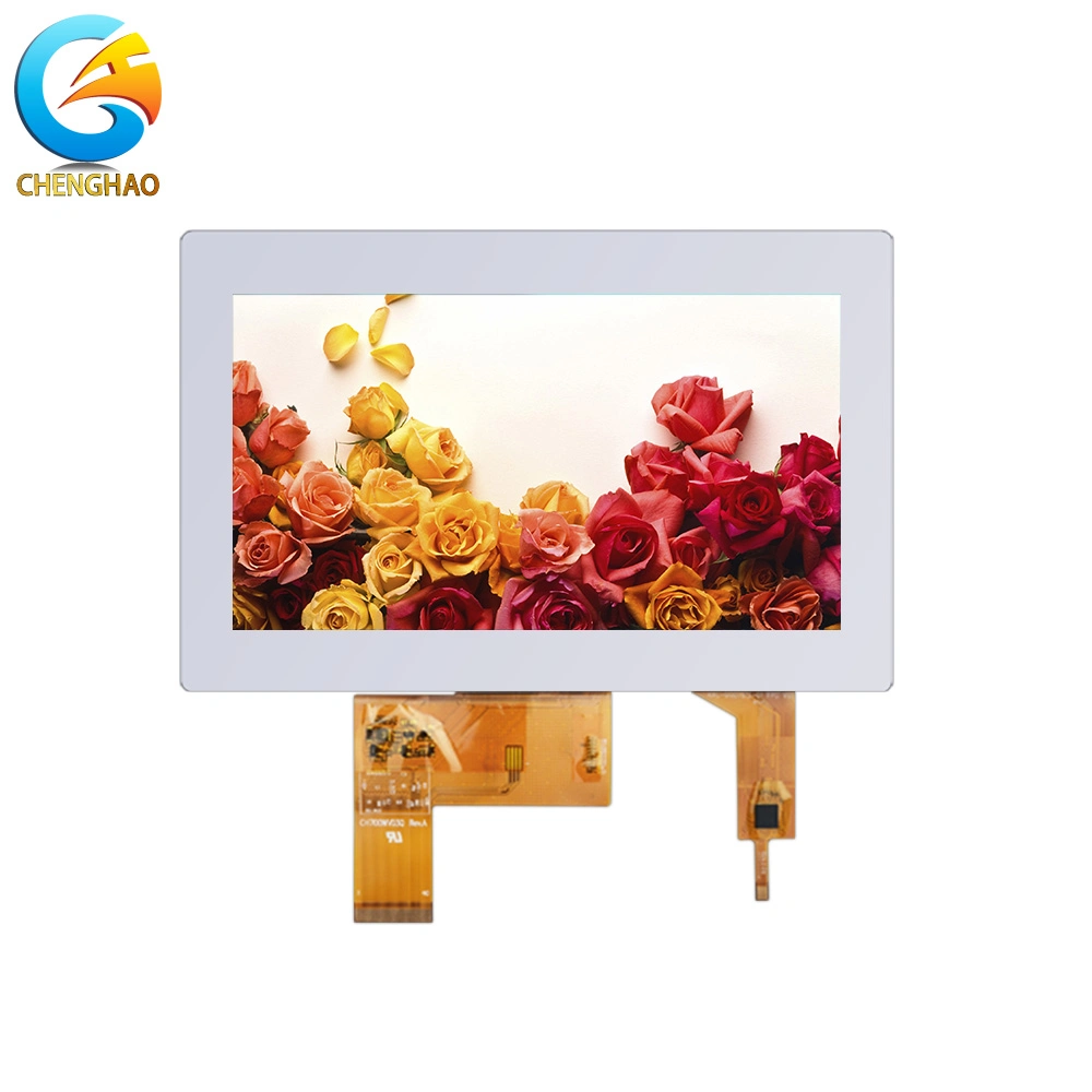 Custom 800*480 7 Inch -20~+70 Celsius Wide Temperature LCD Module