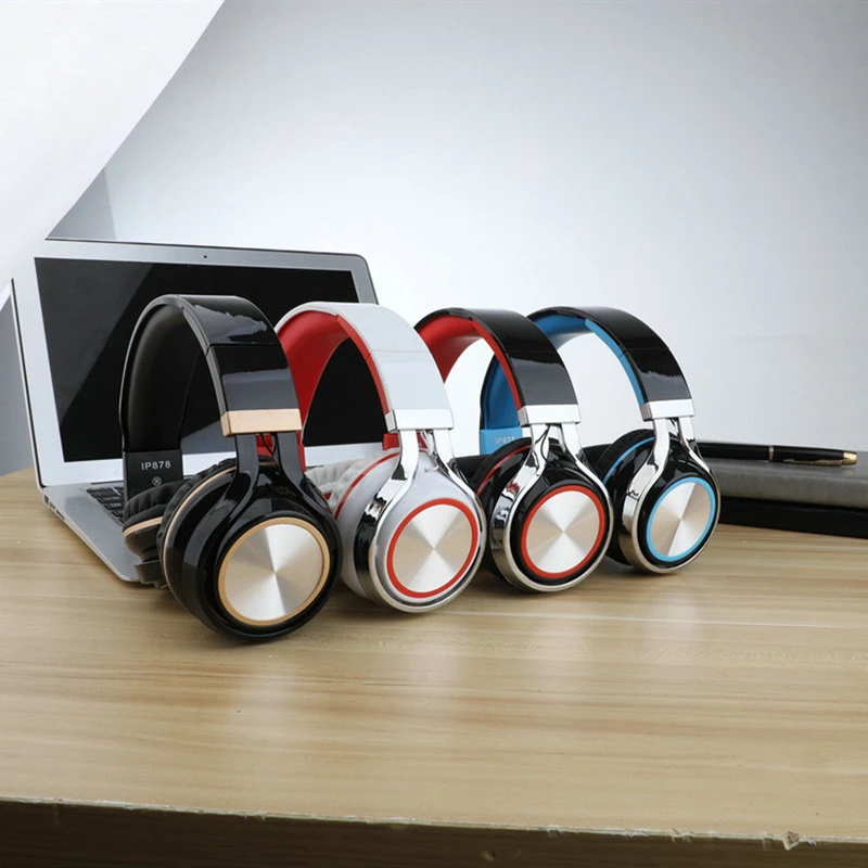 Good Promotional Low Buget Wired Headphones Folding Stereo Wired Headset