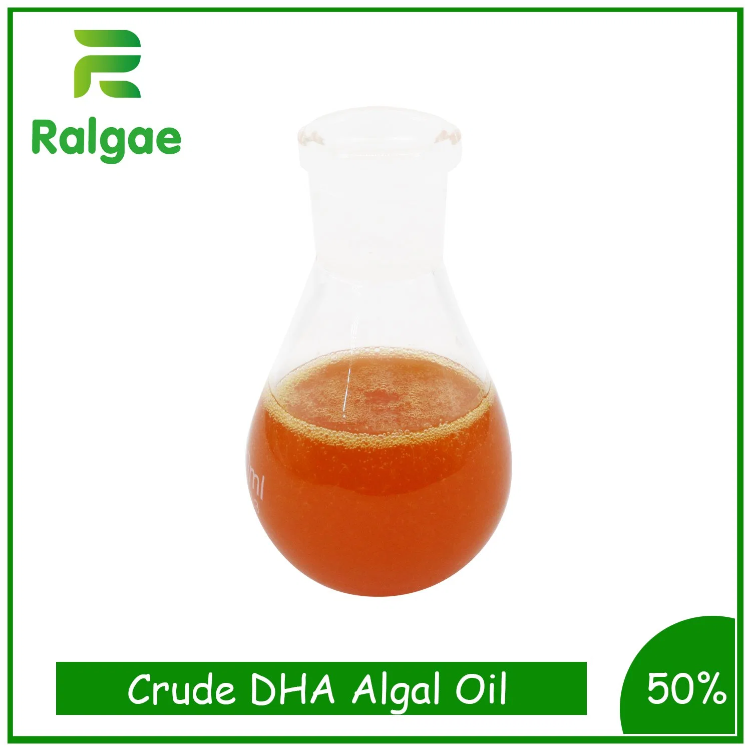 Le pétrole brut de l'huile Omega 3 DHA Vegan 50 % d'huile de supplément à la nutrition pour animal de compagnie