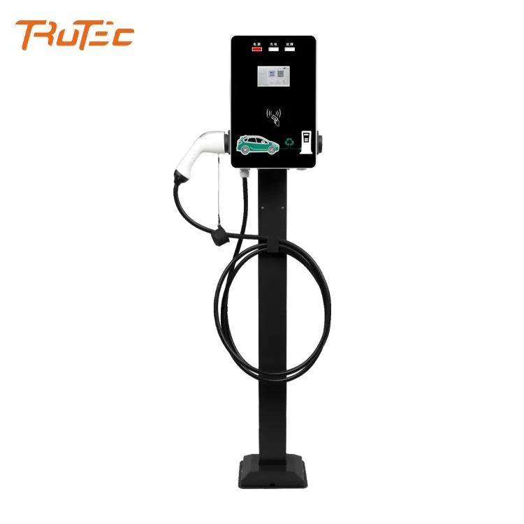 22kw Portable EV Charging Electric Car 32A Single Phase 220V Type 2 Fast Charing Station Made in China