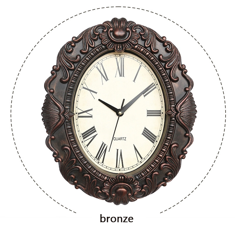 Artístico silencioso retro creativo reloj nórdico estilo pared antigüedad decorativa Relojes de pared