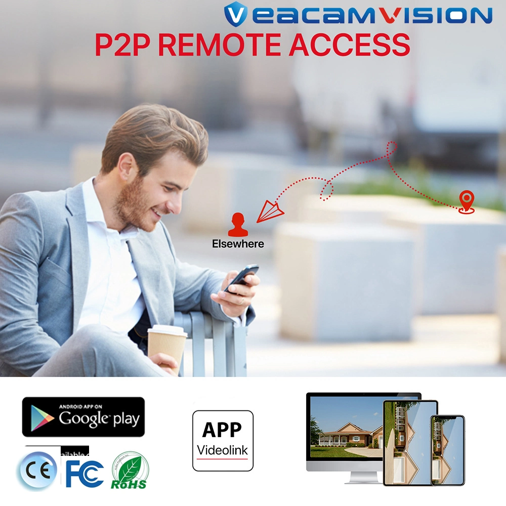 Dual Lens WiFi IP Camera 4MP 180&deg; View Angle Panoramic Camera Poe Security WiFi Outdoor IP66 Camera Human Detection Surveillance