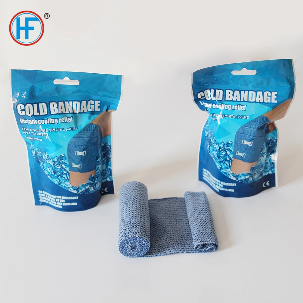 MDR CE HF Factory Sale gute Elastizität Keine Kühlung erforderlich Blaue Farbe Kalte Bandage