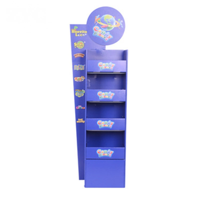 Free Design Nail Polish Cardboard Paper Stack Display Floor Stand, Cosmetic Cardboard Display