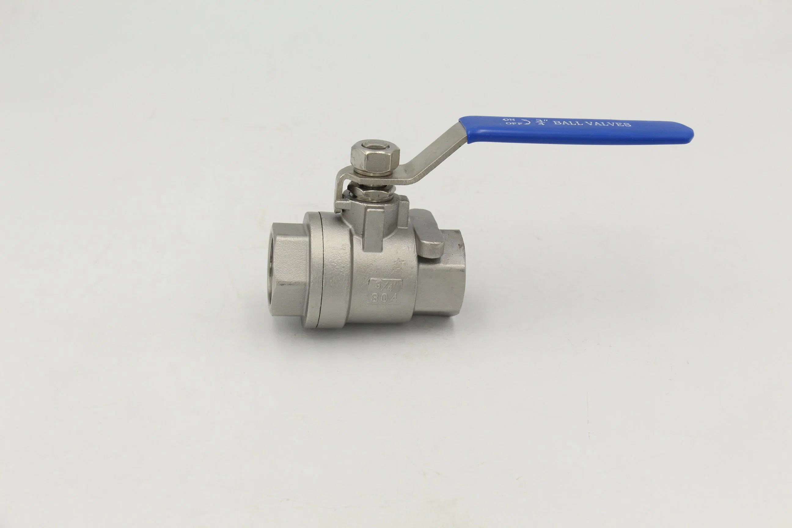 BSPT NPT DIN 1000wog SS304 SS316 2PC Threaded Type Ball Valve