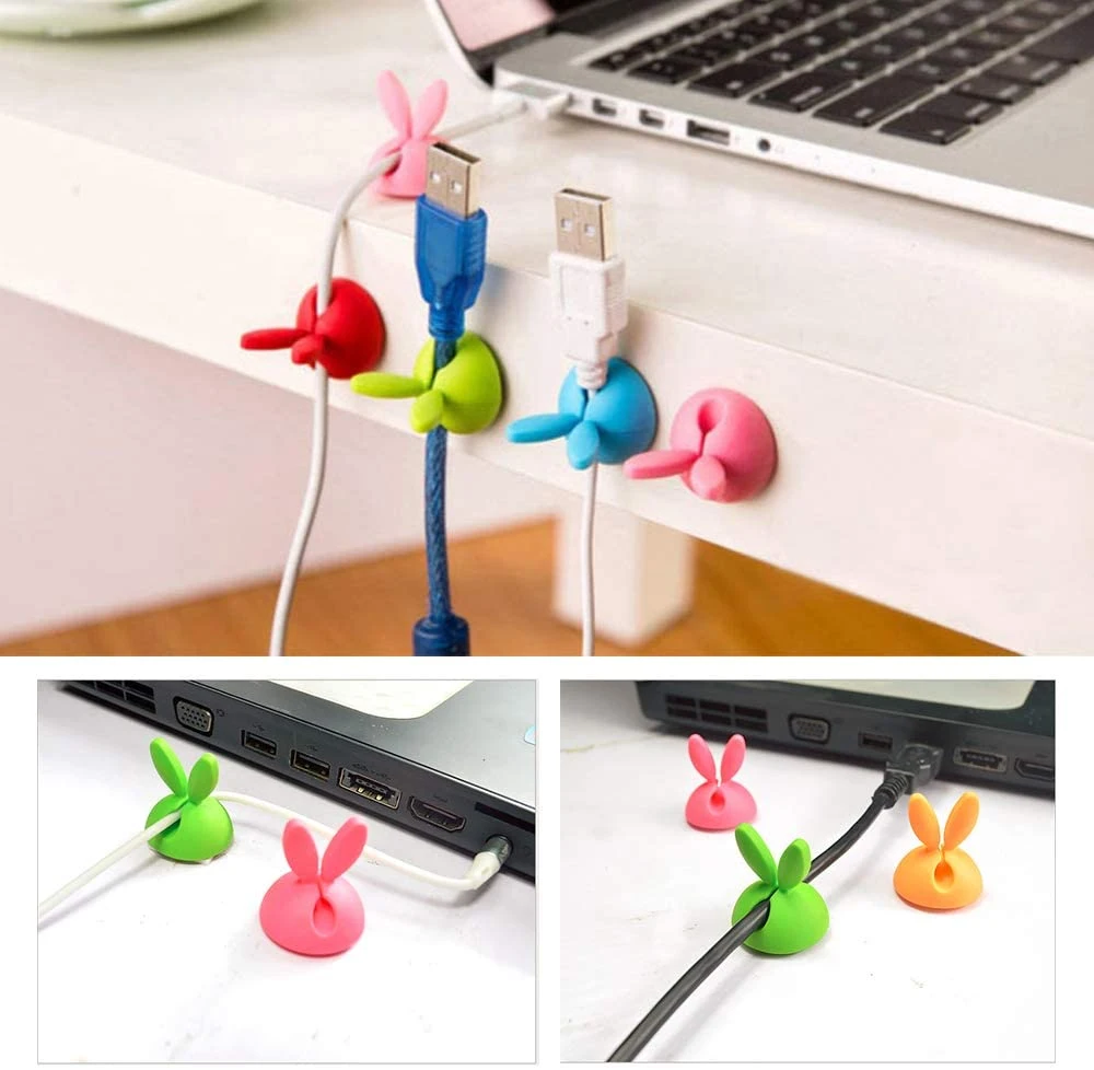 Magnetic Cable Clips Multipurpose Cable Management for Car and Office
