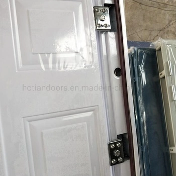 Lowes precio utilizado Puerta frontal de acero forjado de hierro puertas de la puerta de seguridad