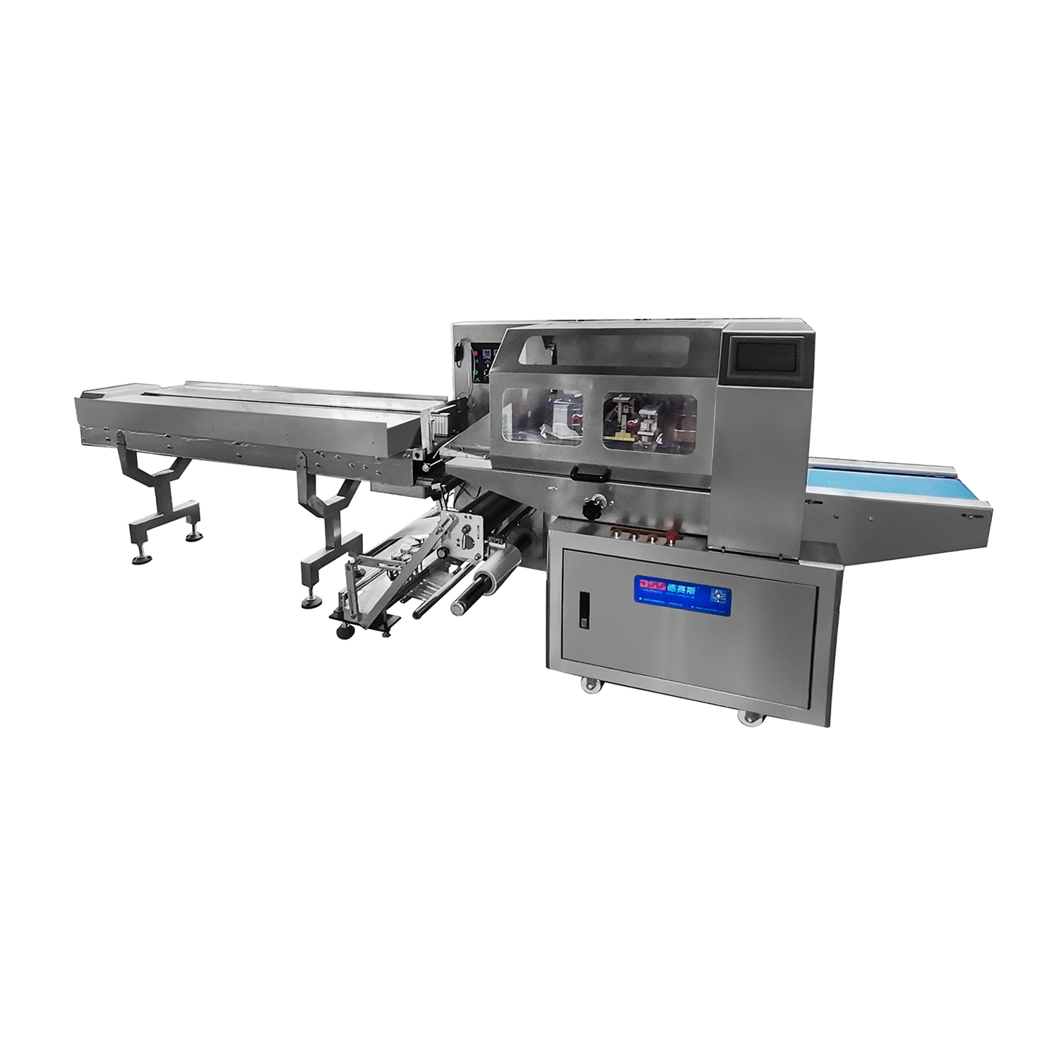 Pillow Vegetable Packaging Machine Can Wrap Vegetables, Pies and Other Materials.