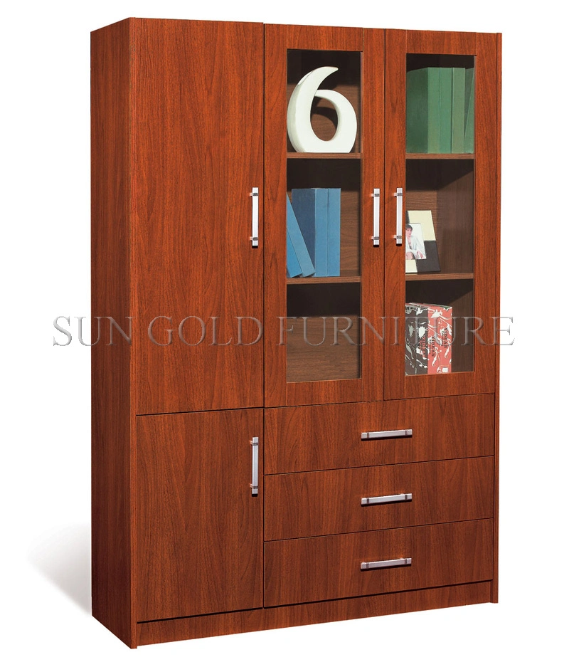 Wooden Storage Cabinet Document Cabinet Shelf (SZ-FCT608)