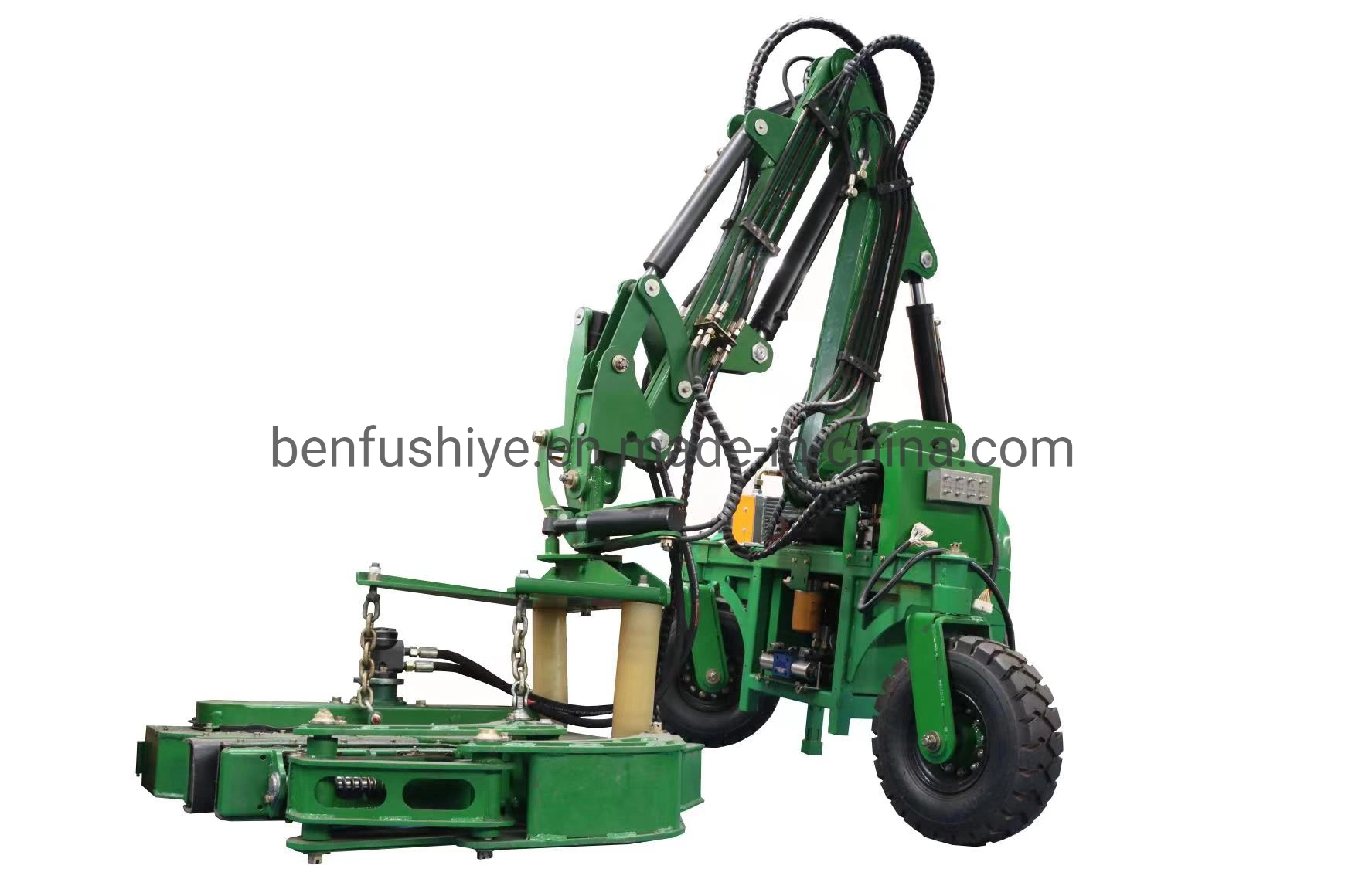 Apricots Plum Plum Cherry Date Oil Palm Fruit Olive Picking up Vibrating Hydraulic Harvester