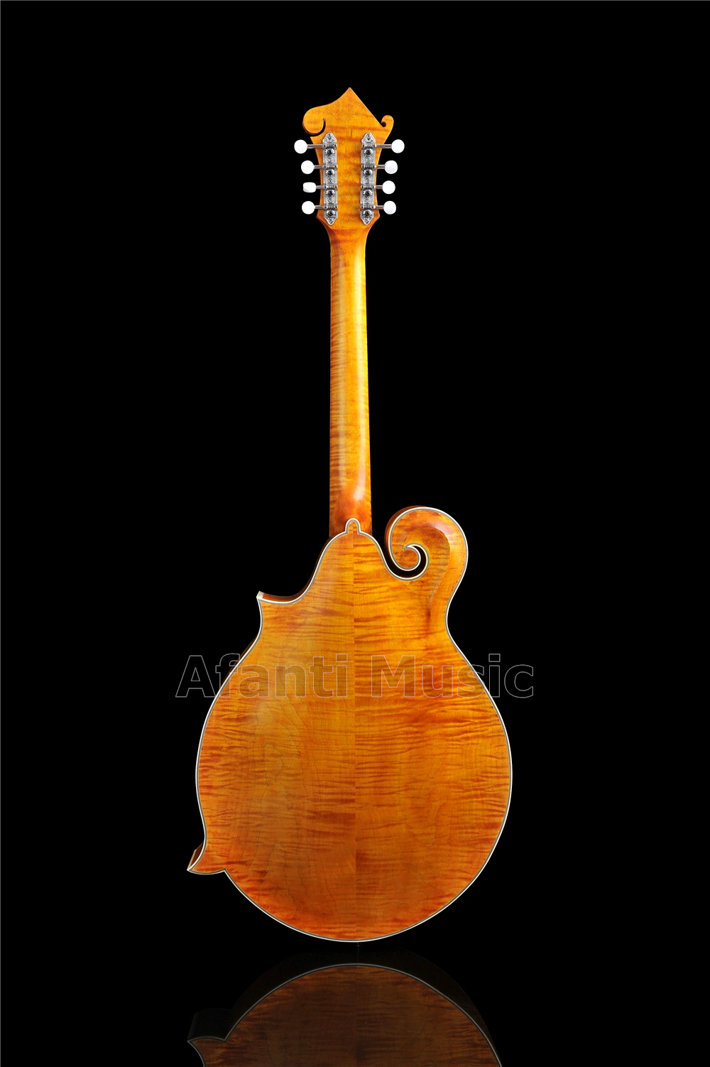 Afanti Solid Spruce Top / Solid Flamed Maple Mandocello