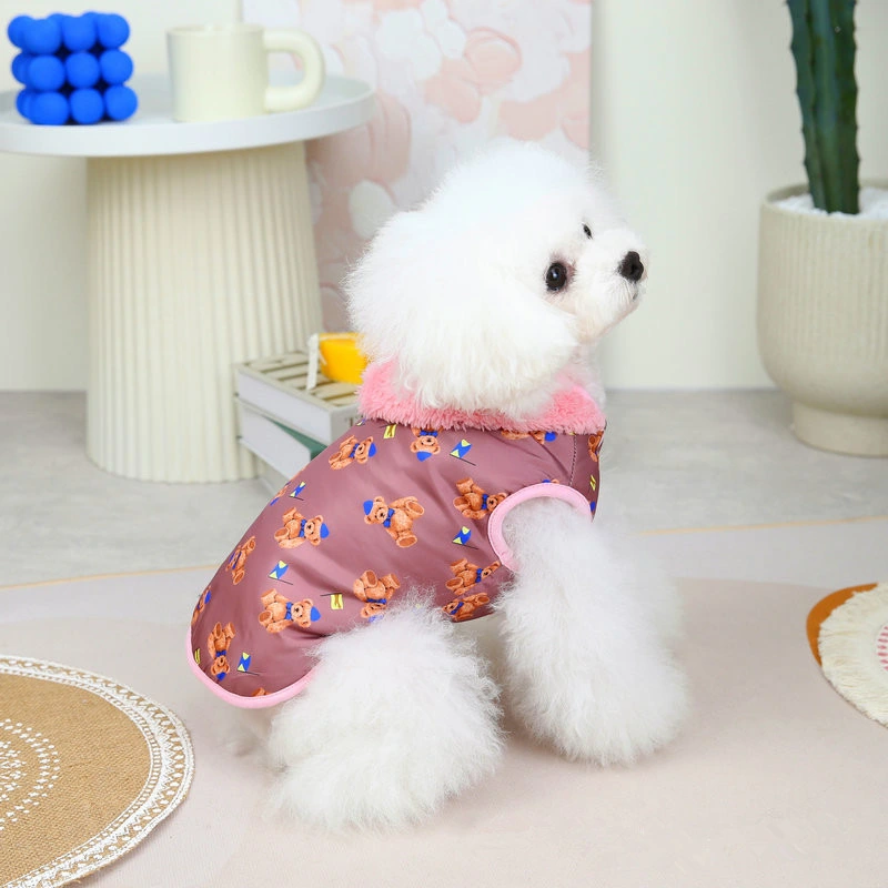 Dog Product New Design Pet Clothes Dog Garment Warm Fleece Dog Winter Coat