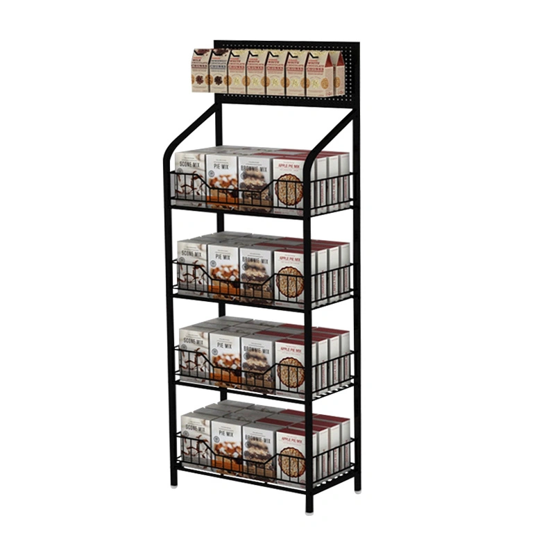 Color Indoor Multi-Functional Supermarket Display Stand