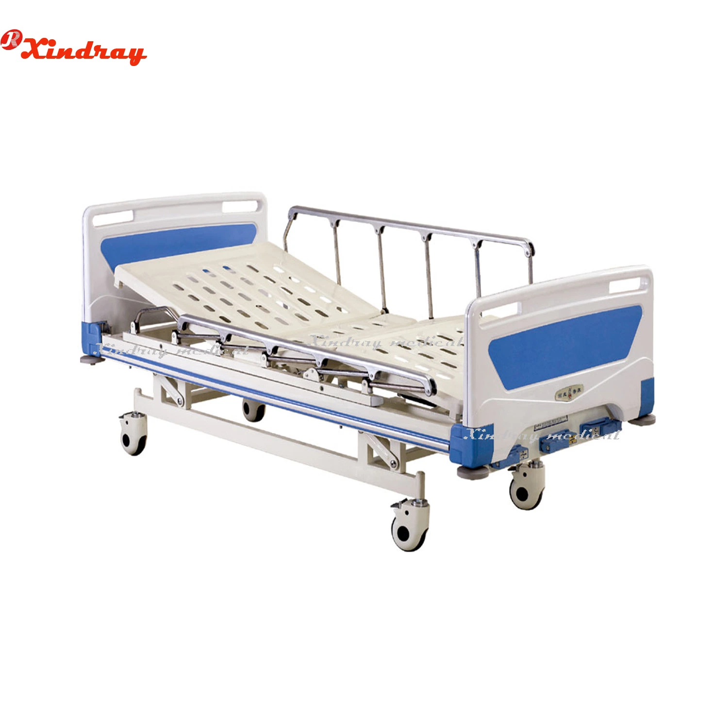 Factory Price Medical Instrument with Guardrails Electric 3 Functions ICU Hospital Medical Bed