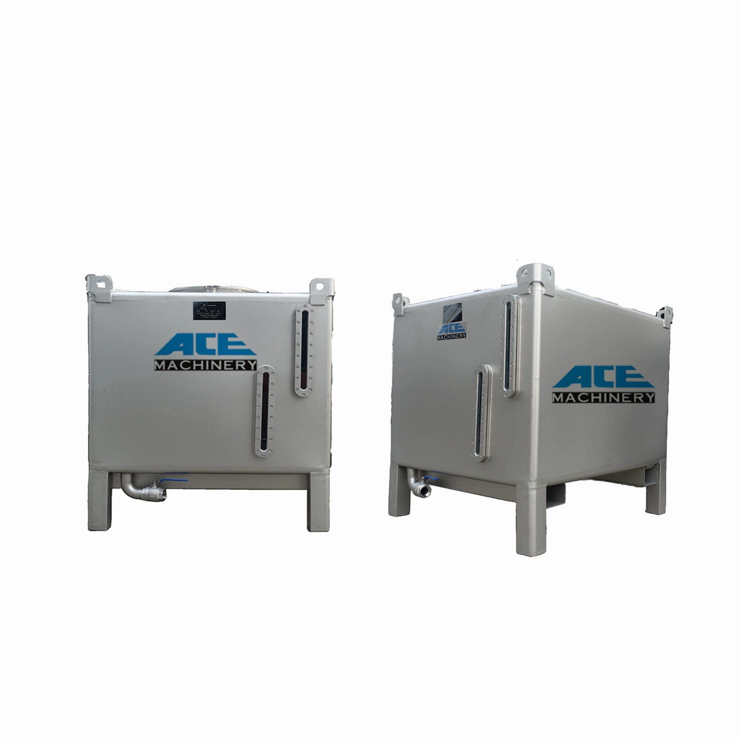 prix d'usine 1000L 1300L 1500L 2000L IBC Réservoir en acier inoxydable fourre-tout conteneur de transport de produits chimiques liquides dangereux IBC conteneurs-citernes de stockage