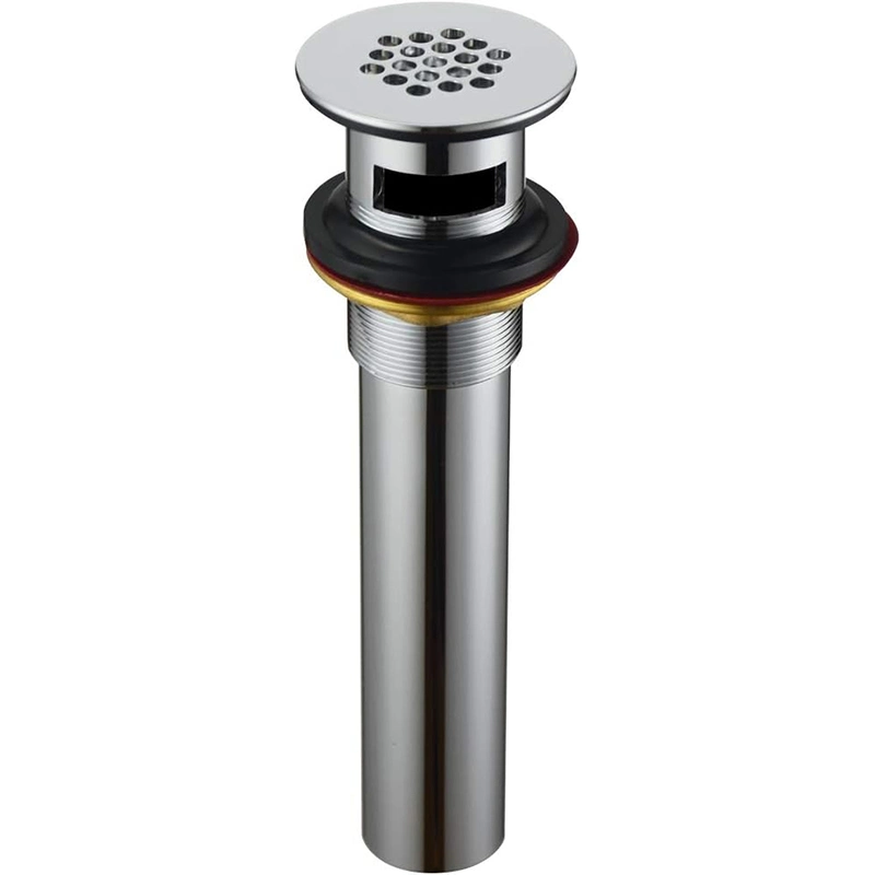 Grid Drain Strainer Assembly with Overflow Sink Drain for Bathroom Sink