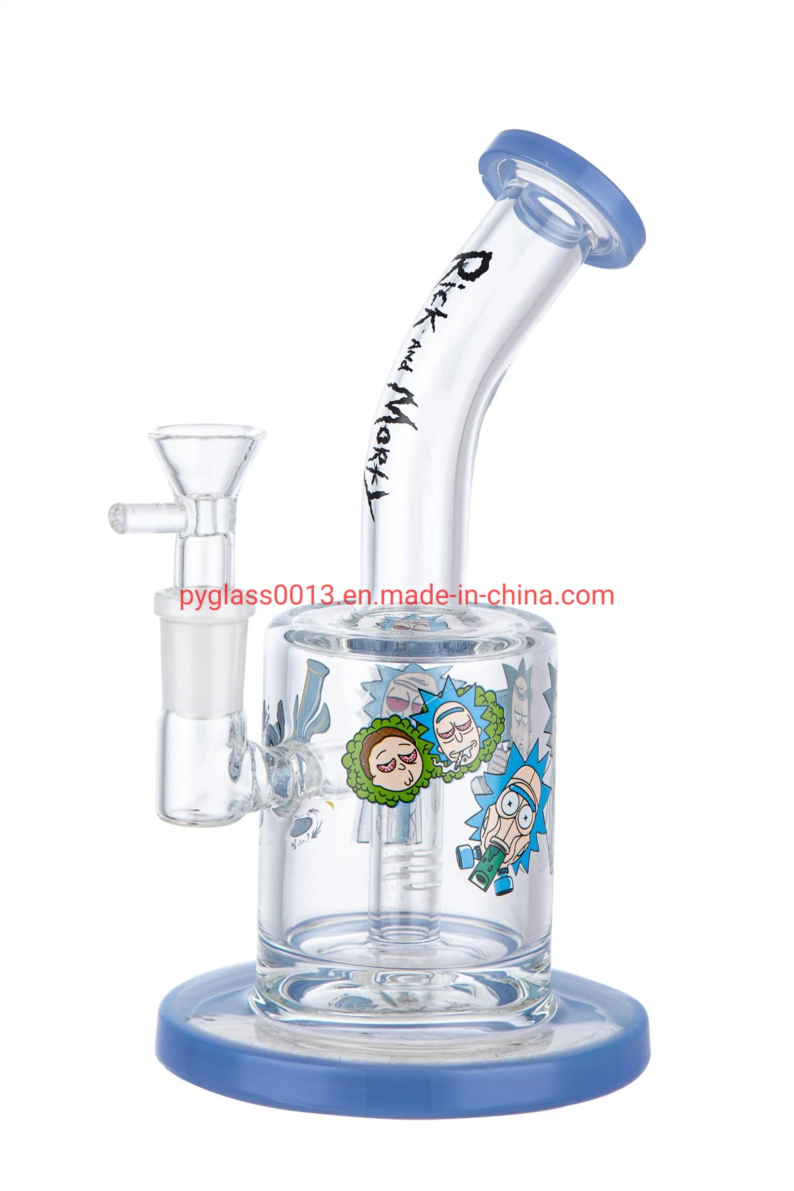 Mini 8 pulgadas Venta caliente tubo de Borosilicato Tabaco tubo de vidrio Beaker Fumar pipas Shisha con Quartz Banger