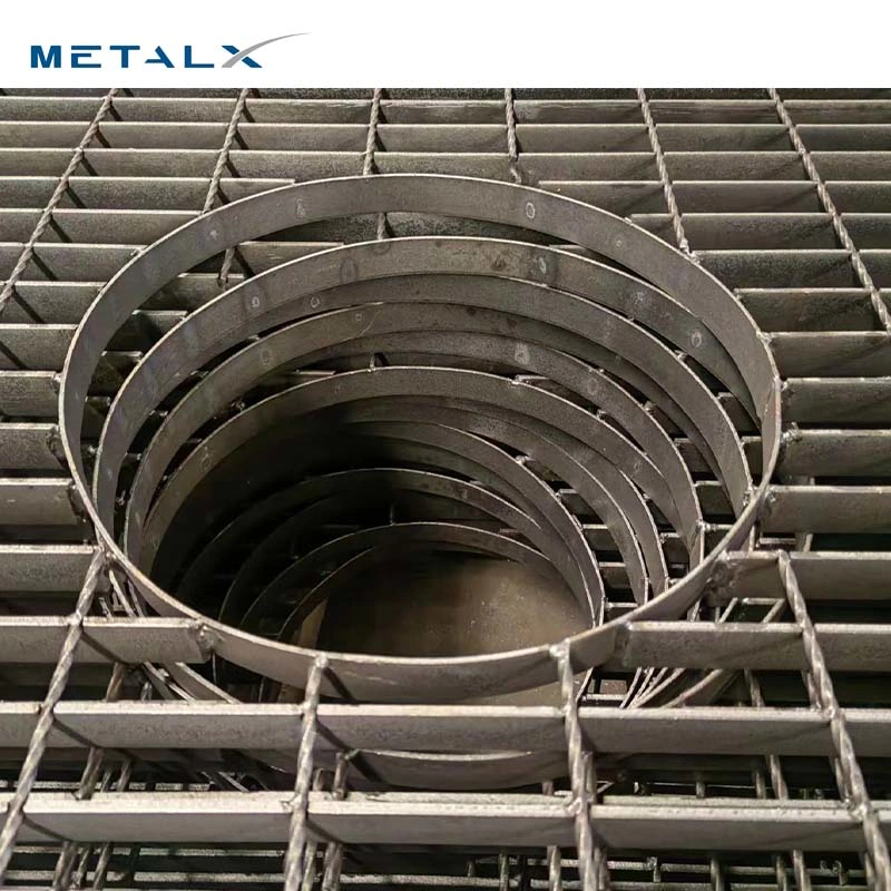 Storm Drain Cover Steel Grating Mesh, Mezzanine Racking Steel Metal Grating Floor