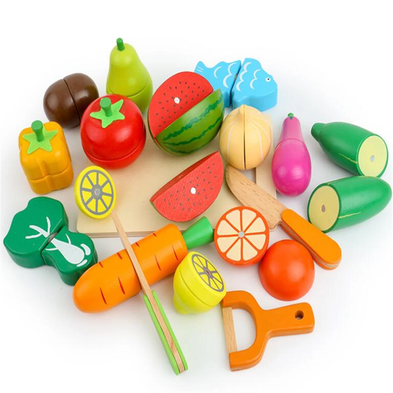 Kinder pädagogische DIY Spielzeug Holzschnitt Spielzeug