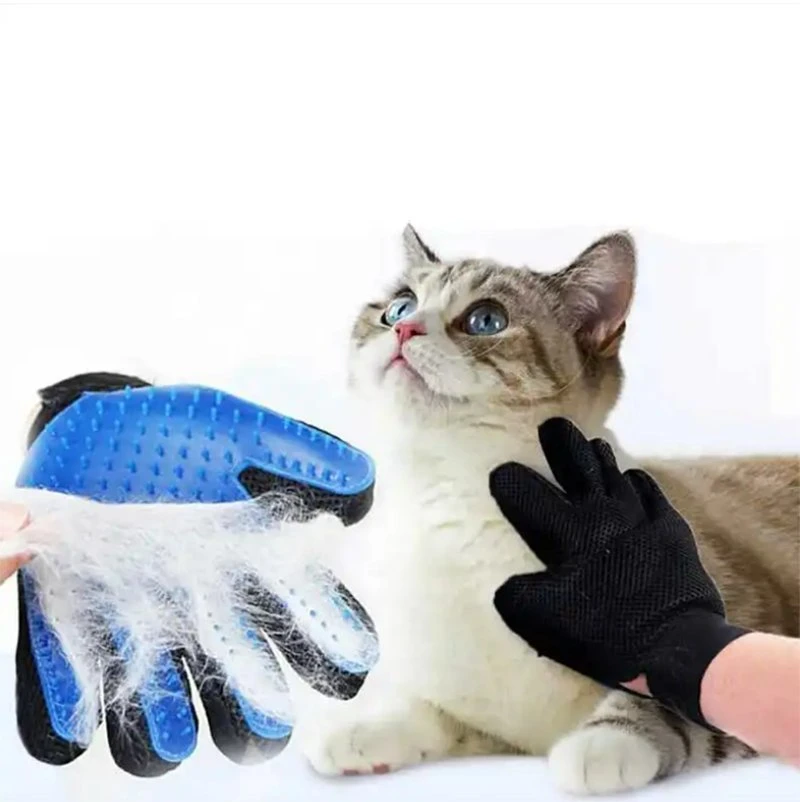 Pet Dog Hair Brush Comb Glove for Pet Cleaning Massage Glove for Animal Cleaning Cat Hair Glove Pet Grooming Supply