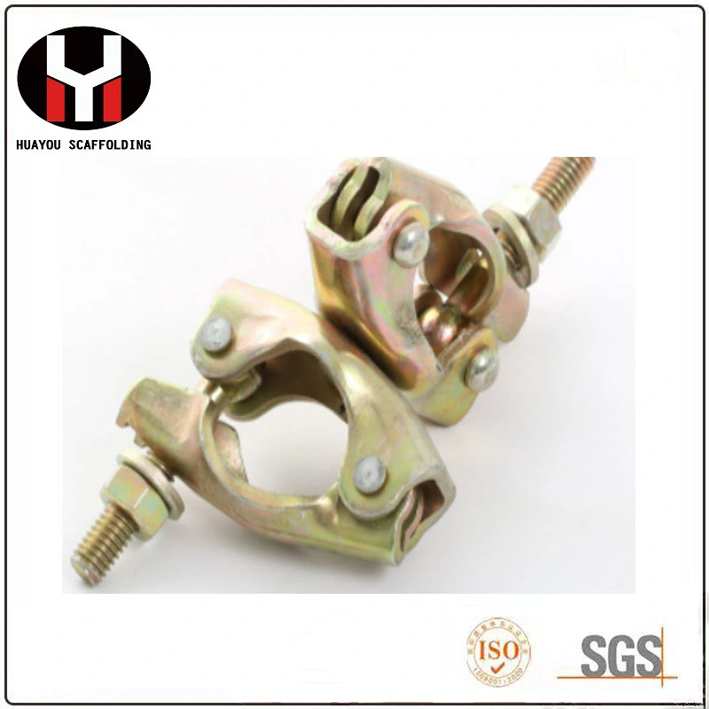 HDG/Electro-Galv. Drop Forged Coupler Scaffolding Clamp Steel Pipe Fitting for Construction