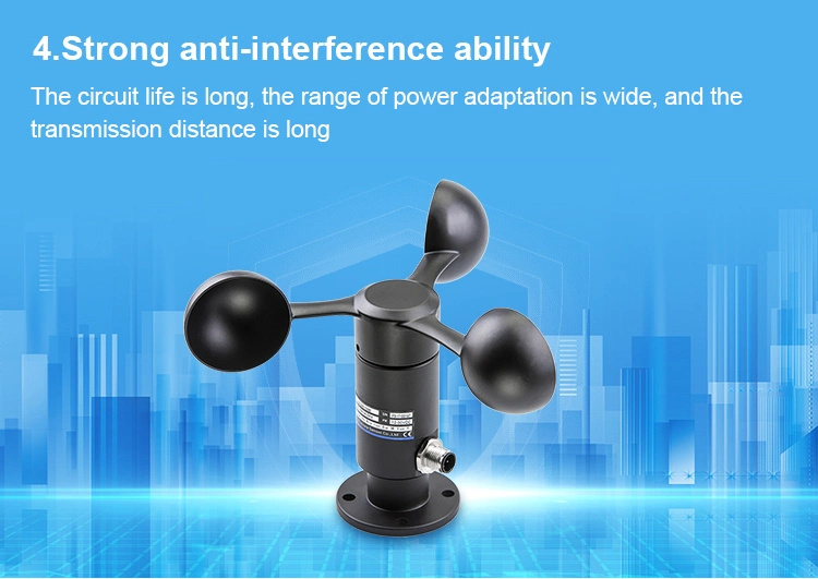 FST200-201 Popular Wired Or Wireless Anemometer Crane Wind Speed Sensor With Digital Display And Alarm