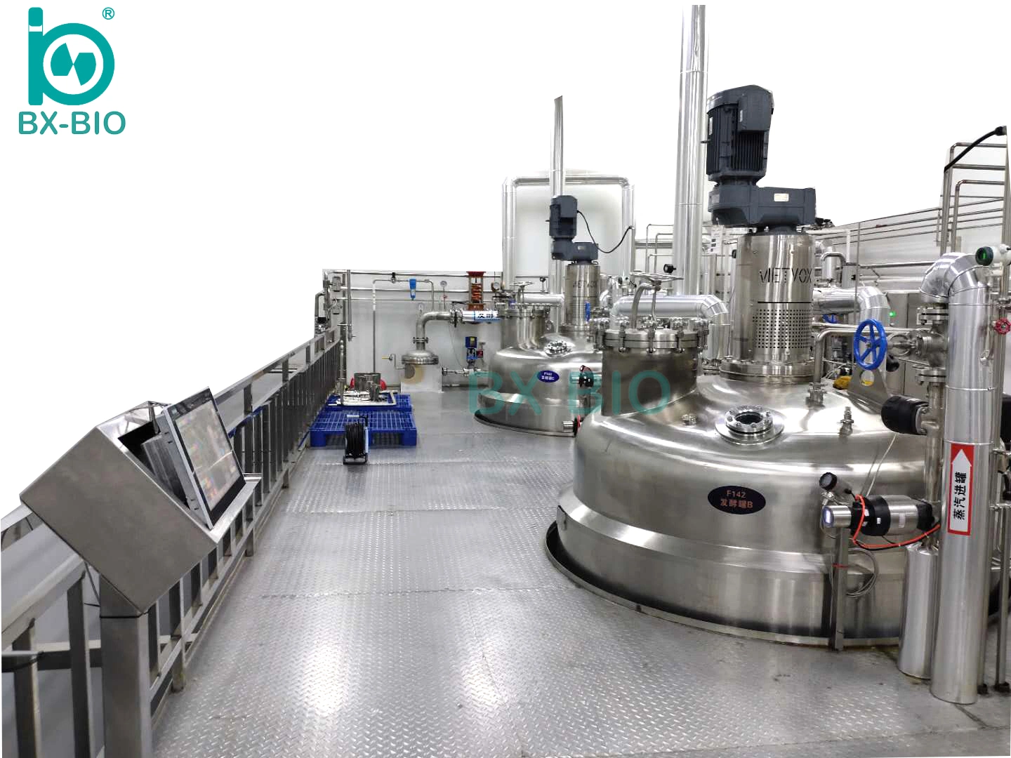 Bxbio 1t 2t Großprojekt Fermentation Tank Fermenter Bioreaktor für die Pharmaindustrie