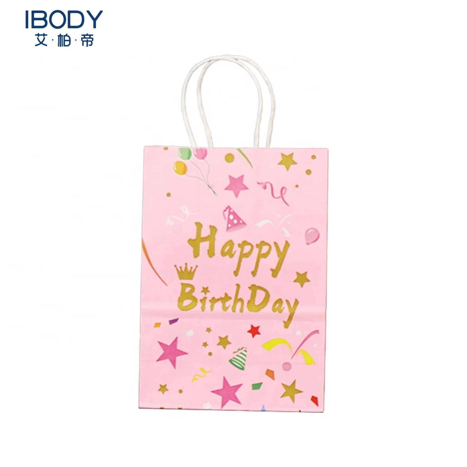 Großhandel/Lieferant Cartoon Custom Birthday Party Geschenk Papiertasche Mall Shopping Tasche