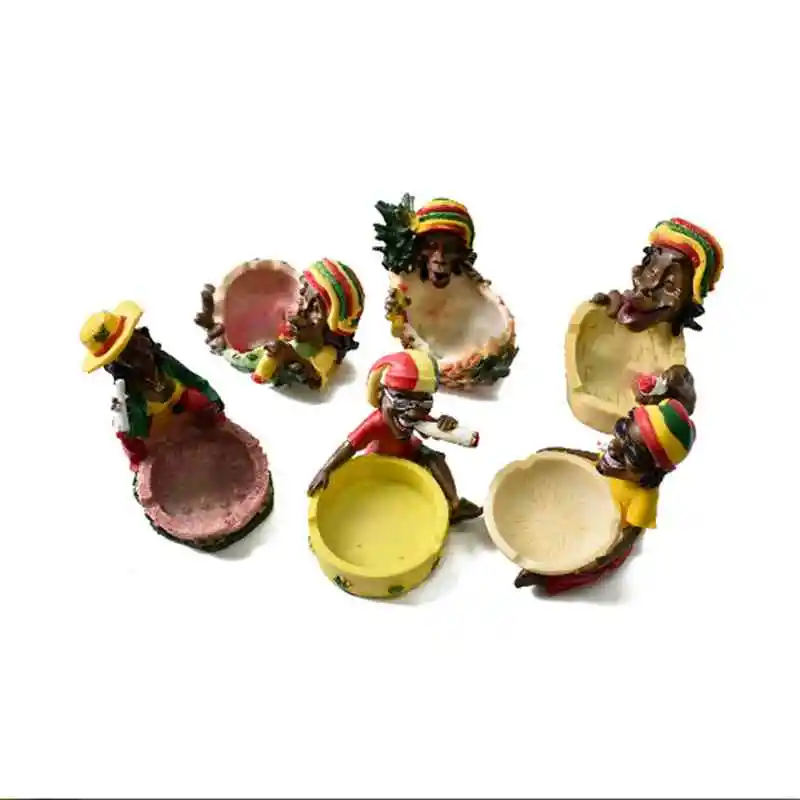 Creative Character Resin Ashtrays for Smoking Crafts Household Ashtrays