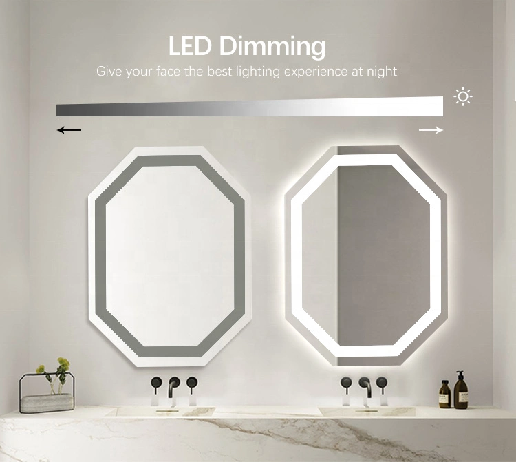 Best Selling Bathroom Mirrors with LED Lights Mirror Light LED Make up Organizer with LED Light Mirror