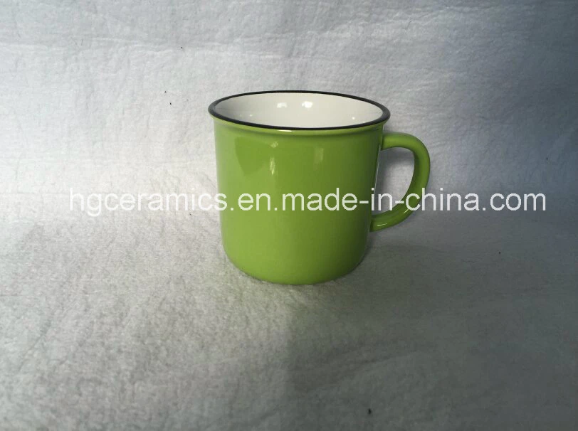 Enamel Mug, 12oz Ceramic Enamel Mug, Customized Mug, New Coffee Mug, 12oz Coffee Mug