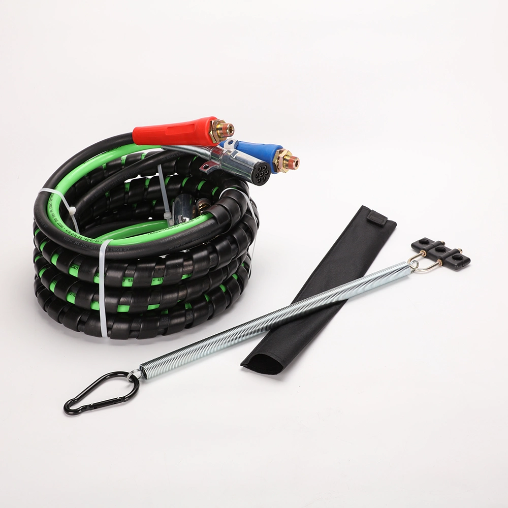 Yute 12FT 3-in-1 Wrap Set ABS Electrical & Rubber Air Line Hose Assemblies