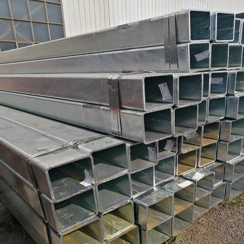 Hot-DIP Galvanized Mild Steel Square Rectangular Tube Gi Hollow Section Steel Tube