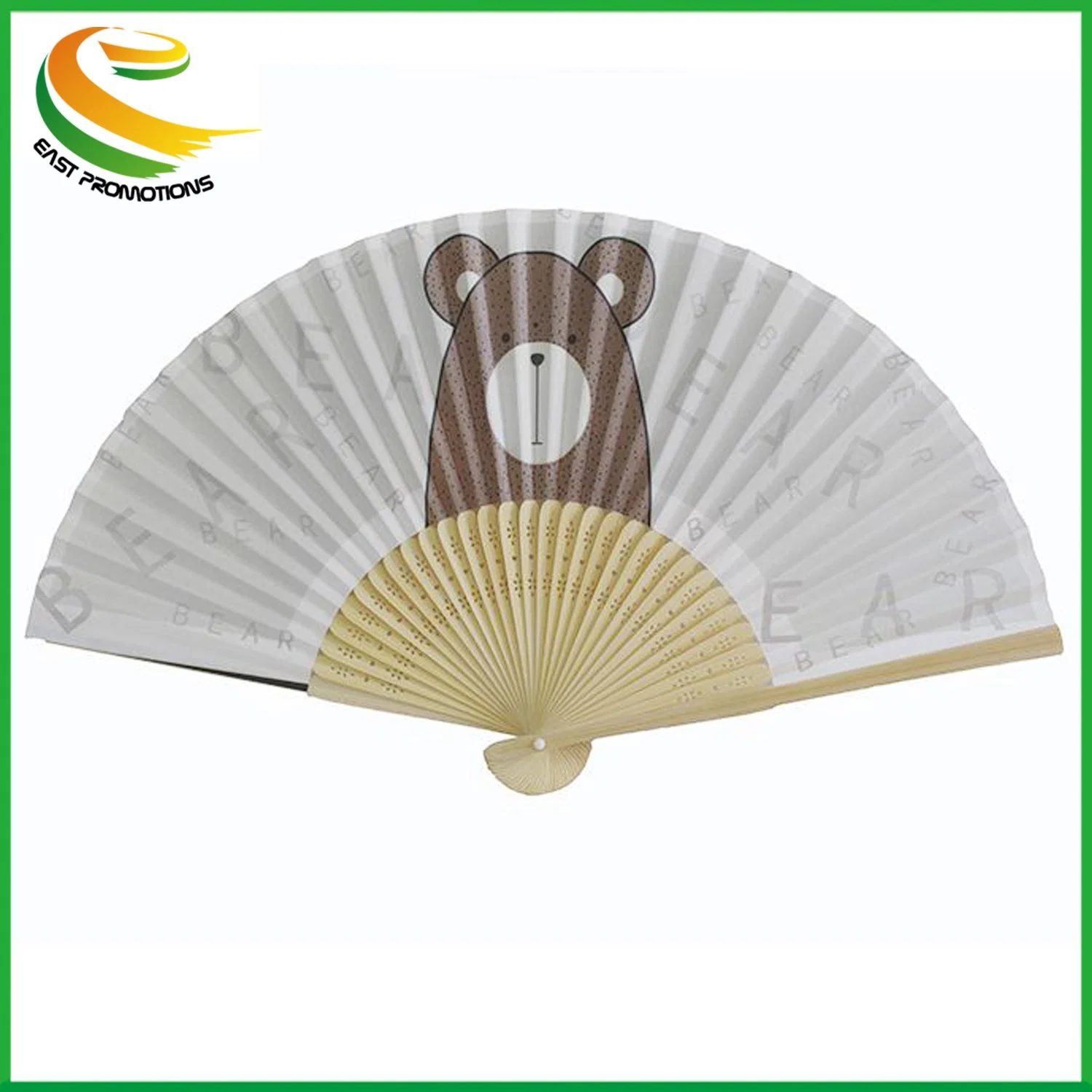 Chinese Promotional Bamboo Frame Paper Folding Hand Fan