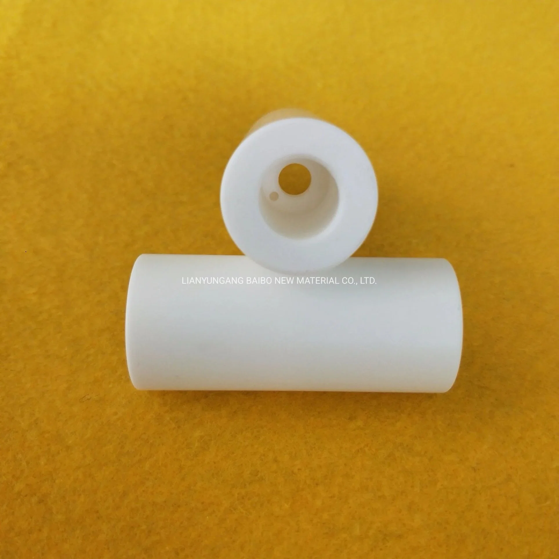 Zero Density Mica White Macor Bushing Machinable Glass Ceramic Tube Used in Nuclear Poew Station