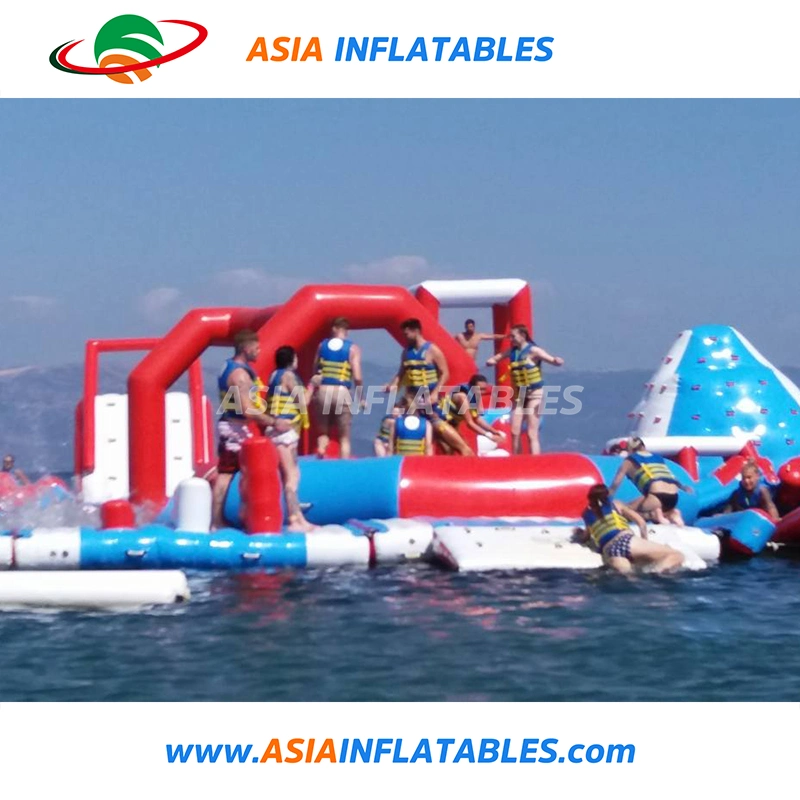 Inflatable Jumping Trampoline Water Amusement Park with Pool