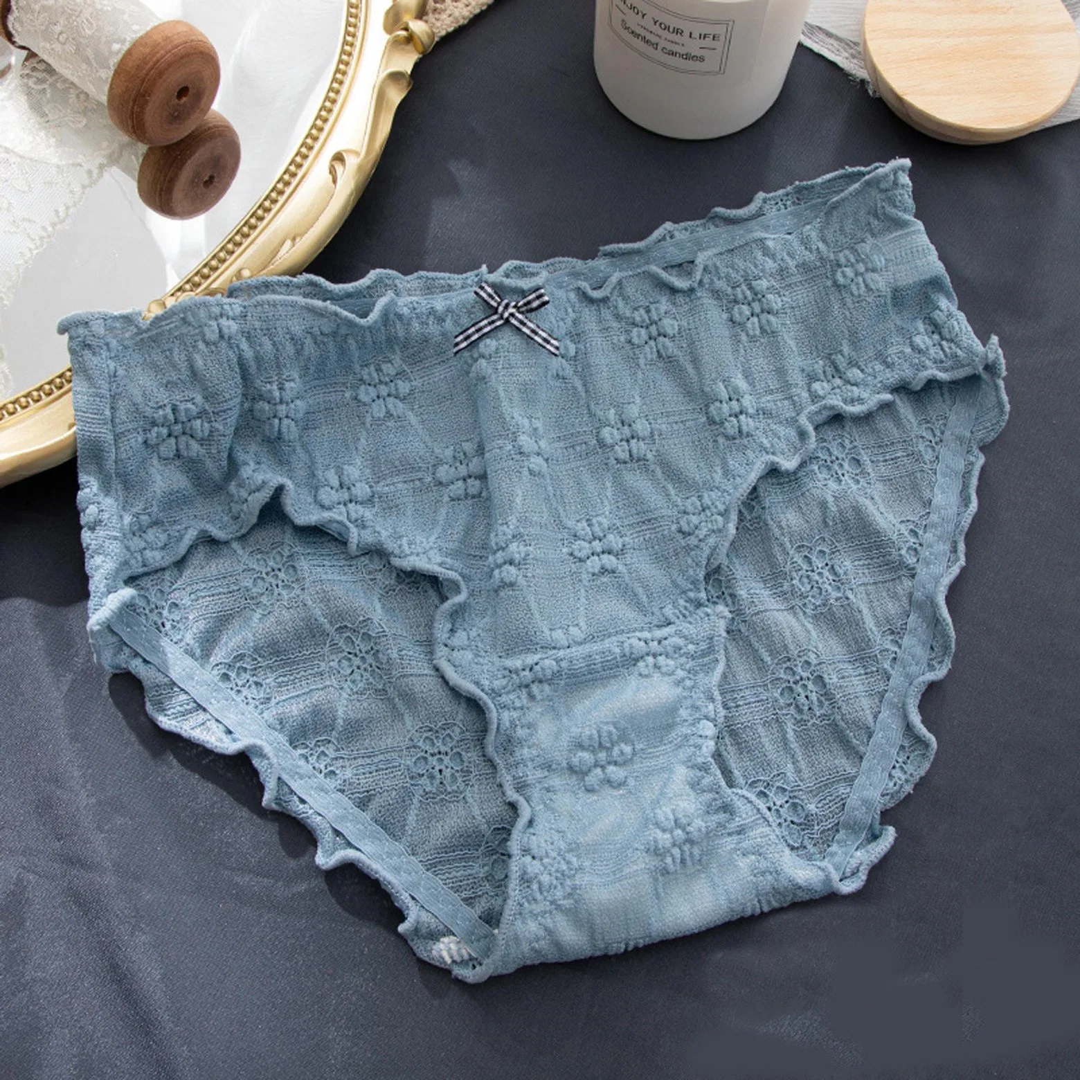Ladies Bacteriostatic Cotton Crotch Midwaist Underwear Antibacterial Underwear