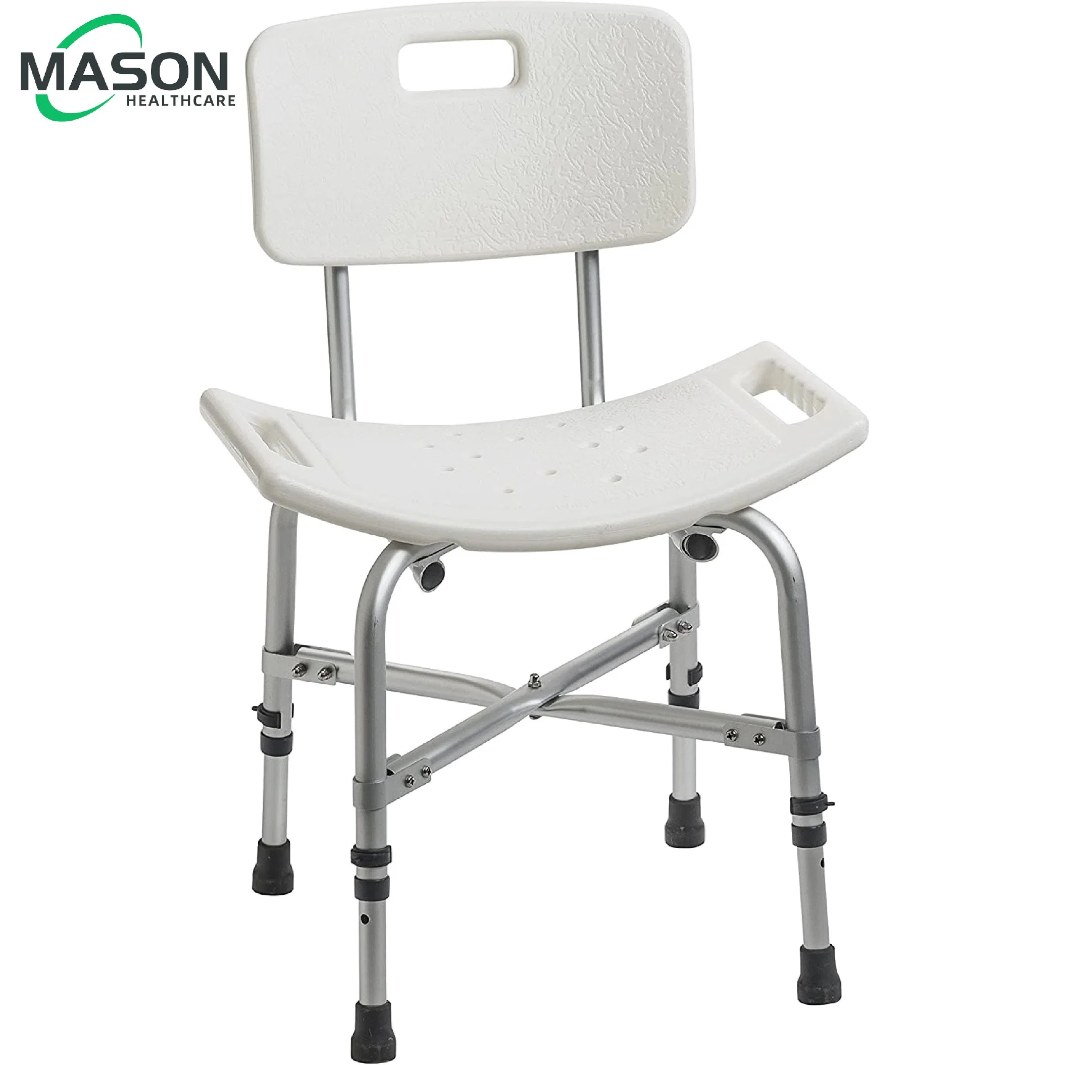 Commode Chair Heavy Duty Shower Chair with Aluminum Light Frema with Back Mobility Scooter Factory