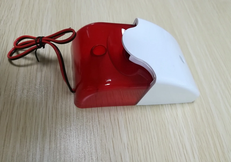 DC 12V 24V Small Indoor Strobe Siren Alarm Siren Piezo Siren Color Optional