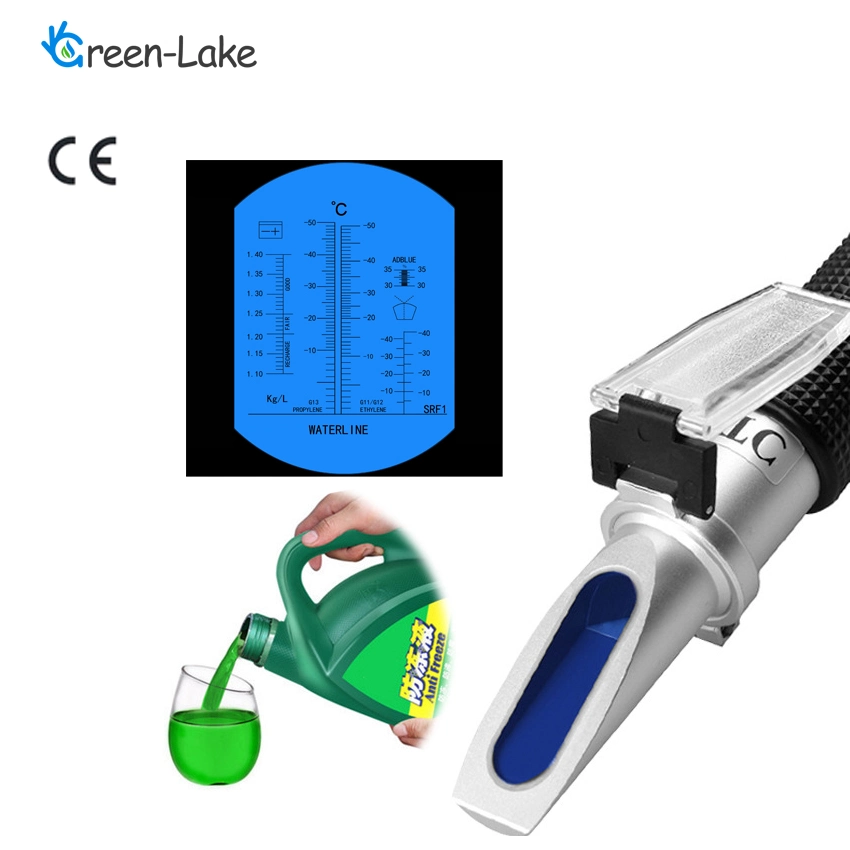 Líquido de batería Propylene Etileno Glycol Anticongelante refrigerante urea 30-35% AdBlue Refractómetro para automóviles industriales