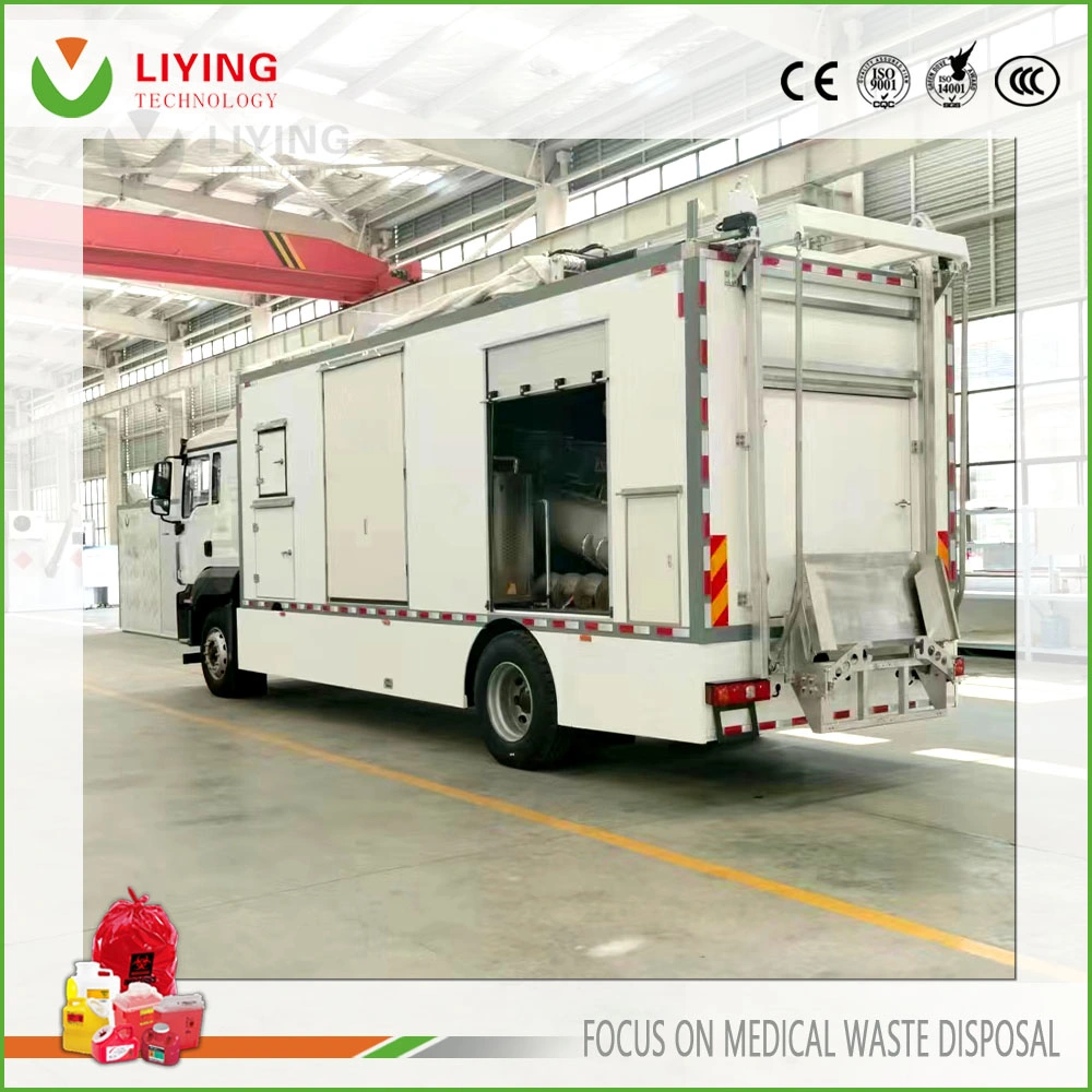 Medical Waste Microwave Environmental Protection Treatment Vehicle Equipment