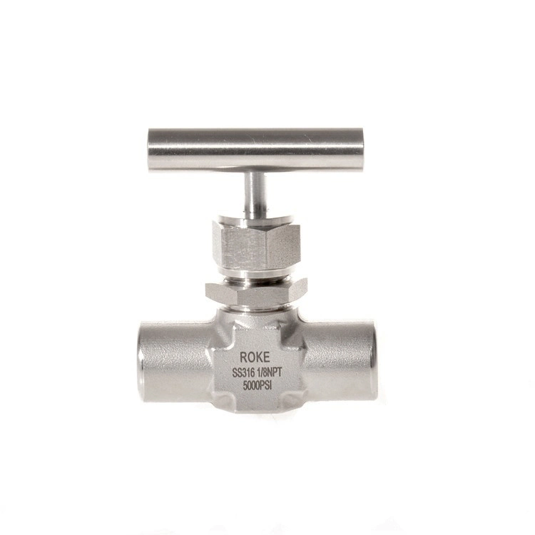 Stainless Steel NPT Female Thread Integral Bonnet Needle Valve 5000psi