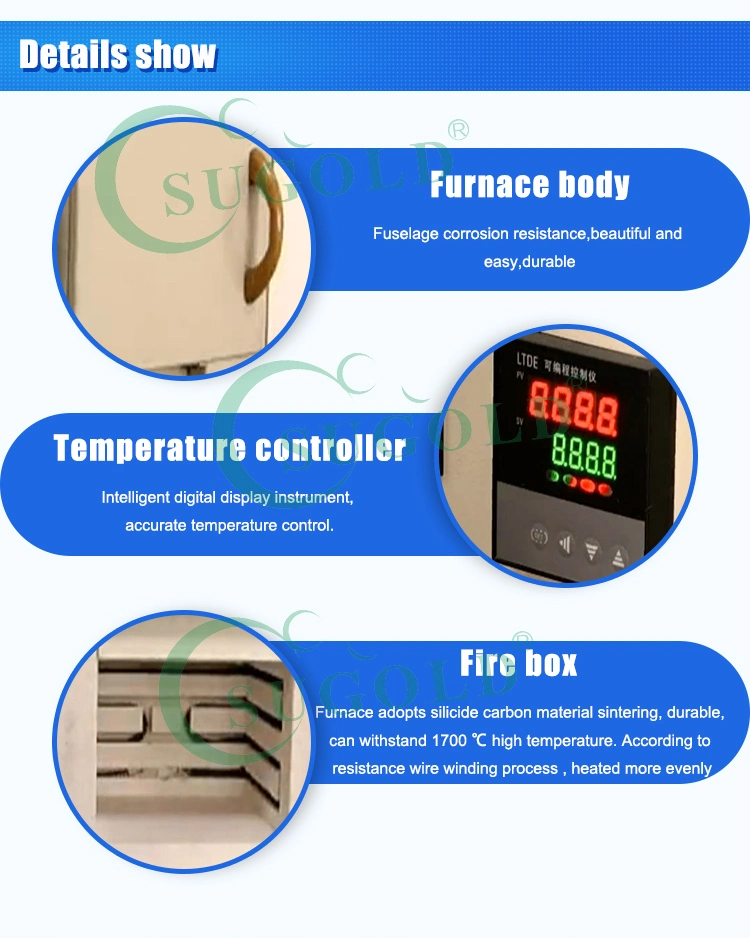 Ceramic Fibre High Temperature Muffle Furnace 1600