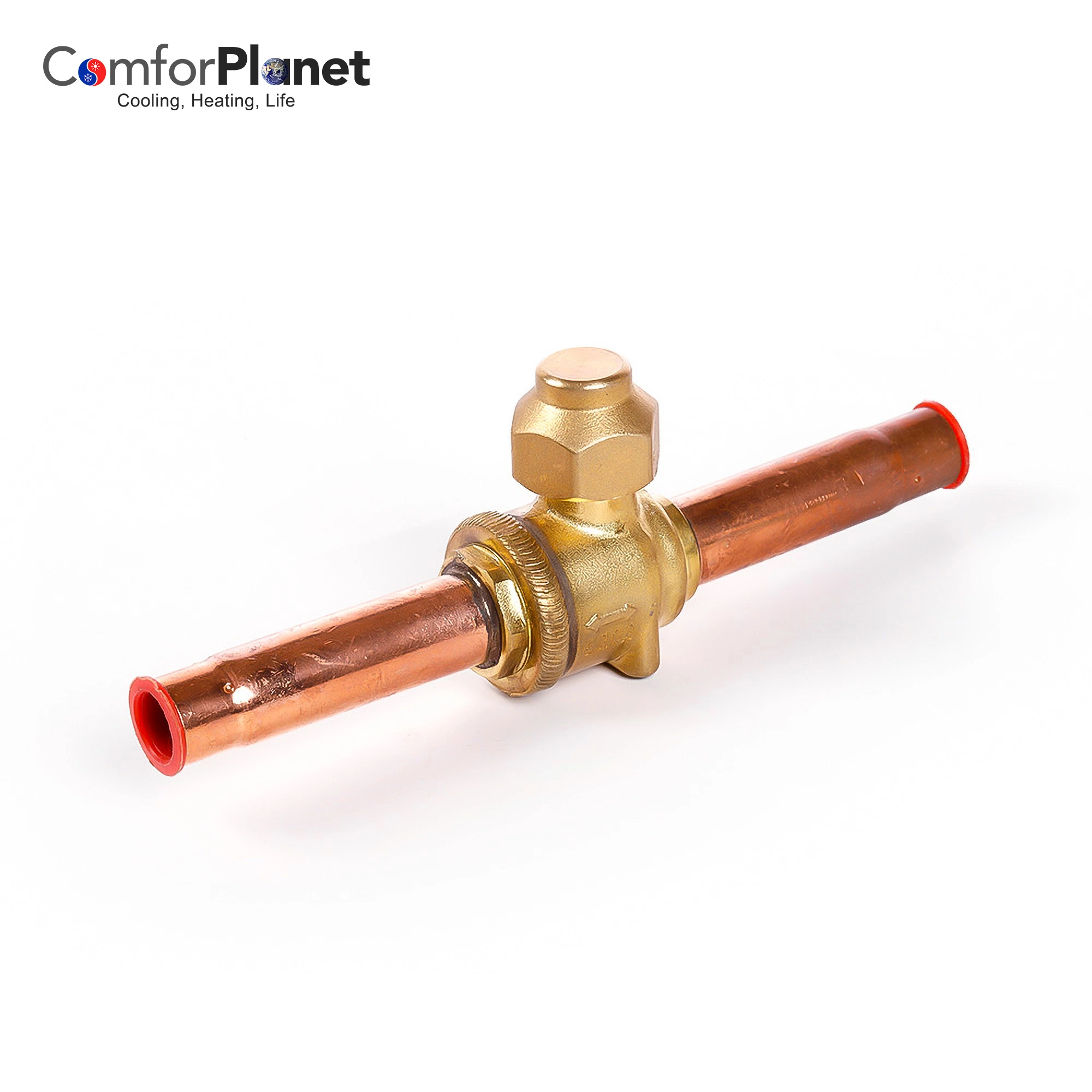 Wholesale Factory Price Ball Valve for Refrigerant Air Conditioner System Air Conditioning Valve with Brass Body