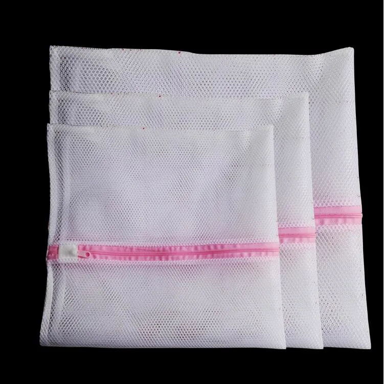 High quality/High cost performance Polyester Mesh Zipper Laundry Bags Underwear Washing Bags