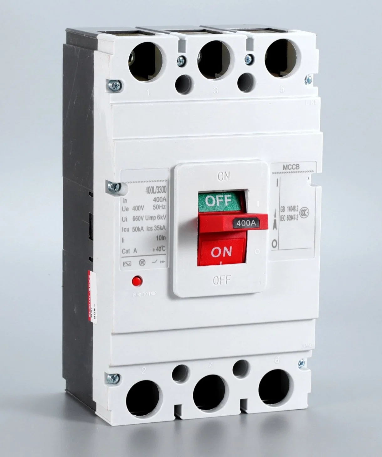 DC MCCB Disjoncteur de cas de moule personnalisées 100A avec une haute capacité de disjonction MCCB 16A-800A 3p 4P électrique réglable électronique