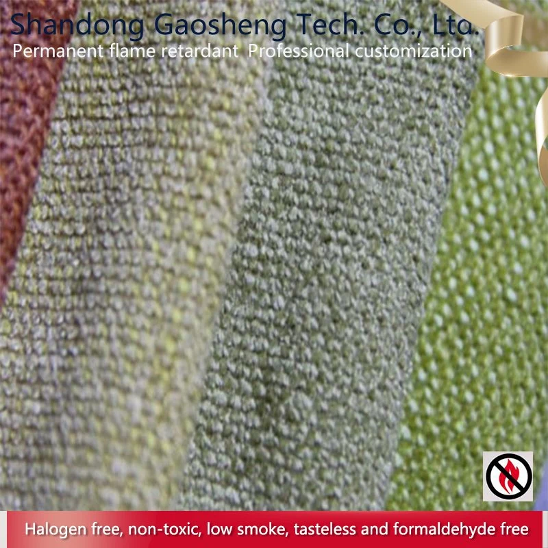 High quality/High cost performance  Flame Retardant 100% Poly Upholstery Woven Chenille Sofa Fabric/Garment