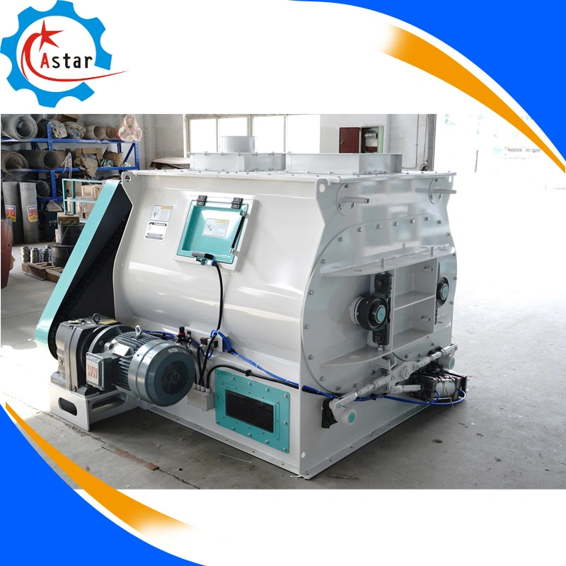 Industrial Use Double Shaft Paddle Animal Poultry Feed Mixers Price