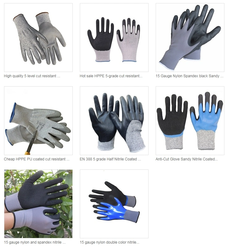 Hot Sale Nylon Industrial Knitted Working Safety Cotton Gloves