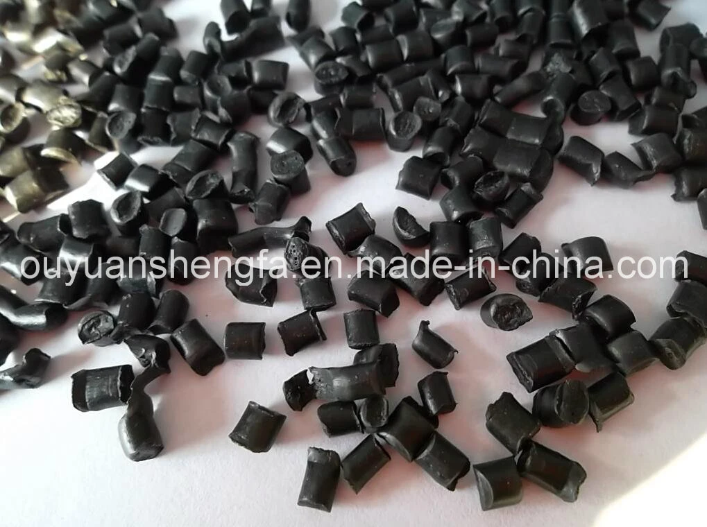 Hot Sale Recycled Granules Black Color HDPE